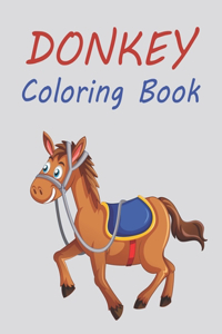 Donkey Coloring Book