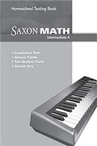 Saxon Math Intermediate Grd 4