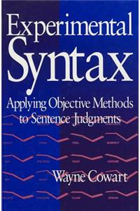 Experimental Syntax