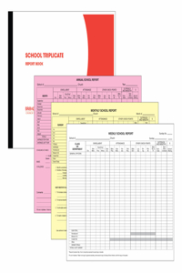 School Triplicate Report Book