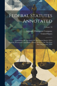 Federal Statutes Annotated