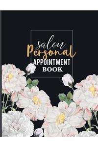 Personal salon appointment book