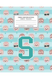 Primary Composition Notebook Grades K-2 Story Journal S