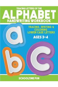 Tracing Letters Of The Alphabet Handwriting Workbook