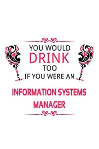 You Would Drink Too If You Were An Information Systems Manager