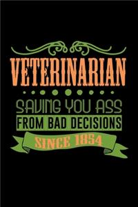 Veterinarian saving you ass from bad decisions. Since 1854