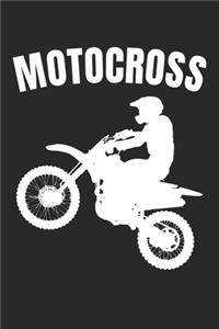 Motocross Training Journal - Gift for Motocross Rider - Love Motocross Notebook - Motocross Diary