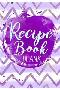 Recipe Book Blank