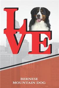 Bernese Mountain Dog: Dog Love Park Weekly Planner Notebook Book Is 120 Pages 6x9