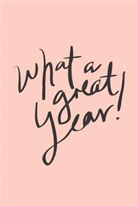 What a Great Year