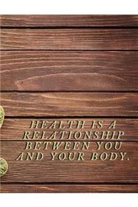 Health Is A Relationship Between You And Your Body