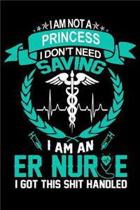 I am Not A i Don't need saving i am an Er Nurse I got this shit handled