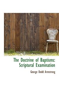 The Doctrine of Baptisms