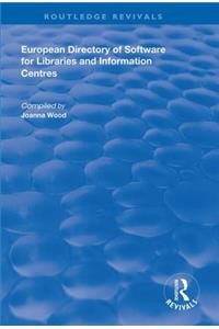 European Directory of Software for Libraries and Information Centres