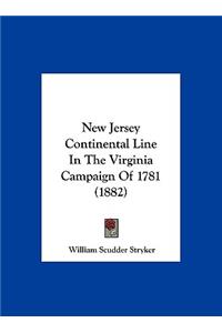 New Jersey Continental Line in the Virginia Campaign of 1781 (1882)