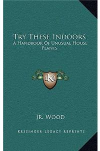 Try These Indoors