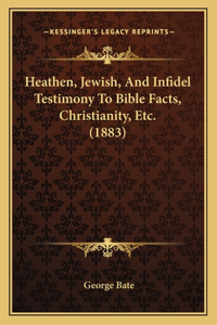 Heathen, Jewish, And Infidel Testimony To Bible Facts, Christianity, Etc. (1883)