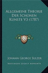Allgemeine Theorie Der Schonen Kunste V3 (1787)