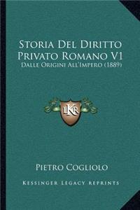 Storia del Diritto Privato Romano V1