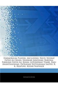 Articles on Harmonium Players, Including: Nico, Nusrat Fateh Ali Khan, Shankar Jaikishan, Baburaj, Farrukh Fateh Ali Khan, Govindrao Tembe, Raju Anant
