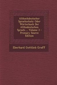 Althochdeutscher Sprachschatz