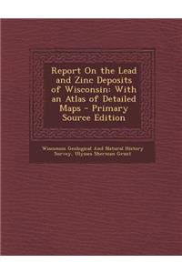 Report on the Lead and Zinc Deposits of Wisconsin: With an Atlas of Detailed Maps - Primary Source Edition