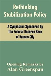 Rethinking Stabilization Policy