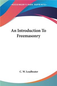 Introduction To Freemasonry