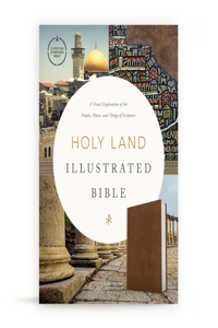 CSB Holy Land Illustrated Bible, British Tan Leathertouch