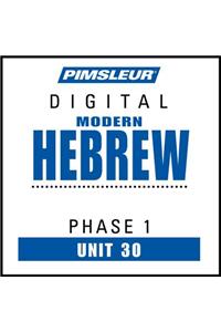 Pimsleur Hebrew Level 1 Lesson 30 MP3
