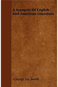 A Synopsis Of English And American Literature