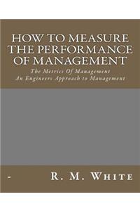 How To Measure The Performance Of Management