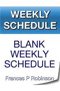 Weekly Schedule