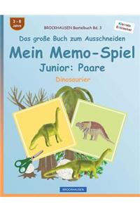 BROCKHAUSEN Bastelbuch Bd. 3 - Das große Buch zum Ausschneiden - Mein Memo-Spiel Junior