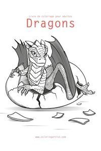 Livre de coloriage pour adultes Dragons 3