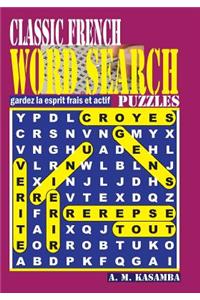 CLASSIC FRENCH Word Search Puzzles.