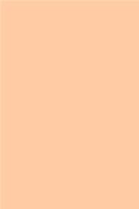 Journal Deep Peach Color Simple Plain Peach