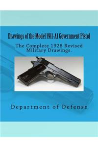 Drawings of the Model 1911-A1 Government Pistol