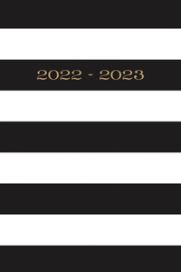 Black Stripe 2022-23 2-Year Pocket Planner