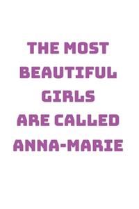 Anna-Marie Girl Woman Notebook