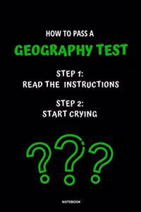 Notebook How to Pass a Geography Test