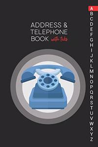 Address & Telephone Book with tabs