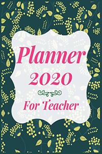Planner 2020 for teacher