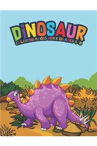Dinosaur Coloring Books For Kids Ages 4-8