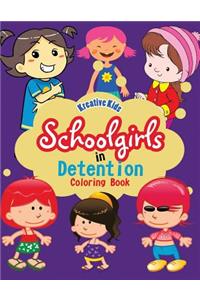 Schoolgirls in Detention Coloring Book