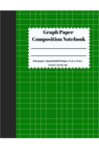Graph Paper Composition Notebook