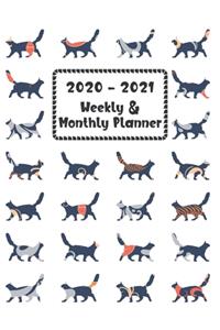 2020 - 2021 Weekly & Monthly Planner