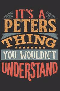 It's A Peters You Wouldn't Understand