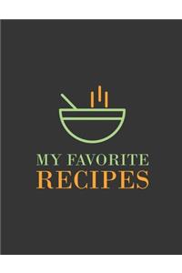 My Favorite Recipes