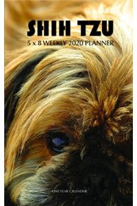 Shih Tzu 5 x 8 Weekly 2020 Planner